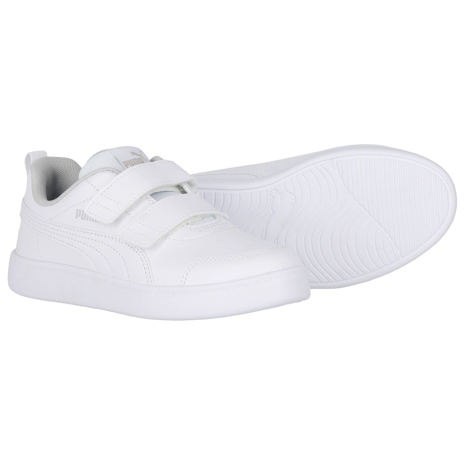 White Courtflex Trainers, 3, hi-res