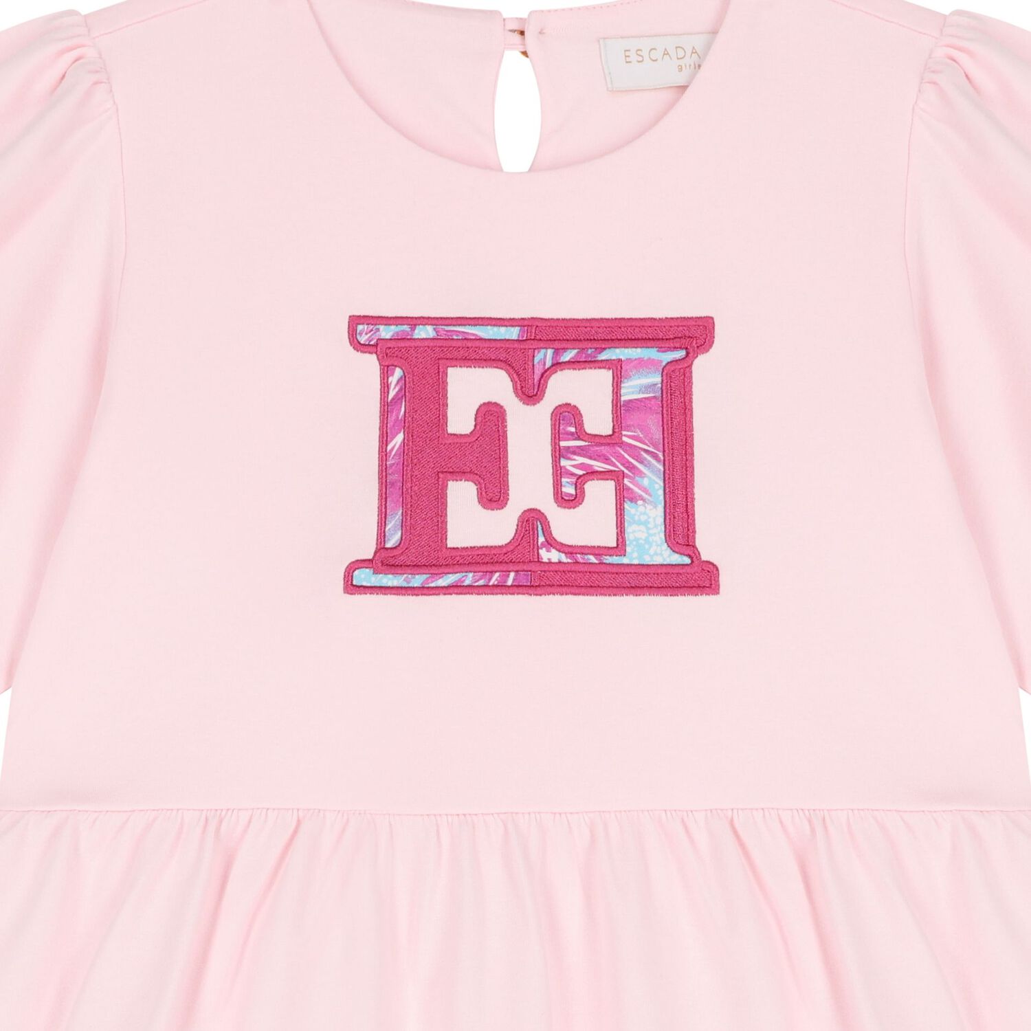 فستان بنات بالشعاؤ باللون الوردي, 1, hi-res