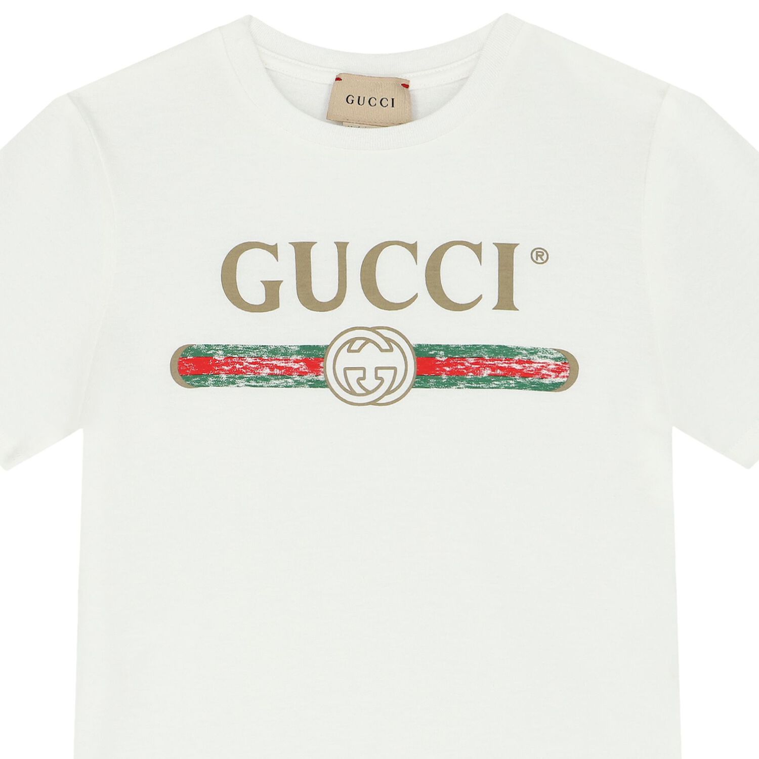 تيشيرت بالشعار باللون الأبيض, 1, hi-res