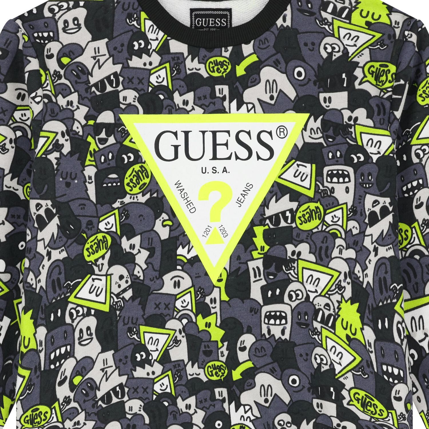 سويت شيرت رمادي بشعار للأولاد, 3, hi-res image number null