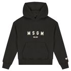 Boys Grey Logo Hooded Top, 1, hi-res