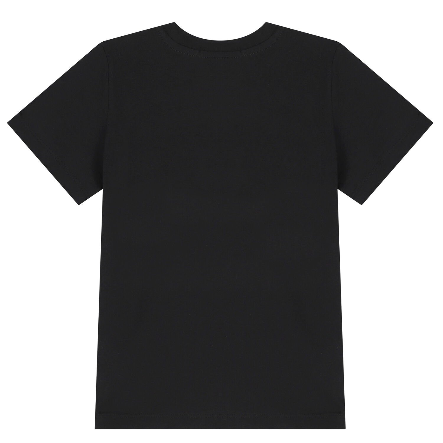 Boys Black Logo T-Shirt, 1, hi-res