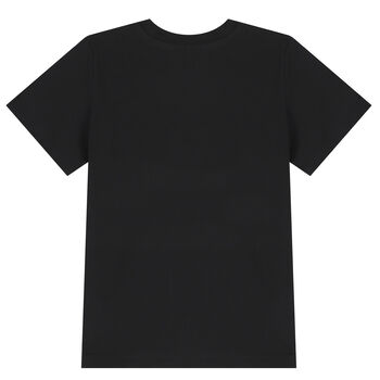 Boys Black Logo T-Shirt
