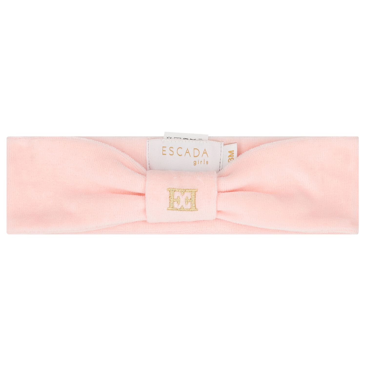 Baby Girls Pink Logo Headband, 1, hi-res
