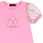 Girls Pink Sequin Bag Dress, 1, hi-res
