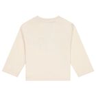 Beige Tiger & Friend Logo Long Sleeve Top, 1, hi-res