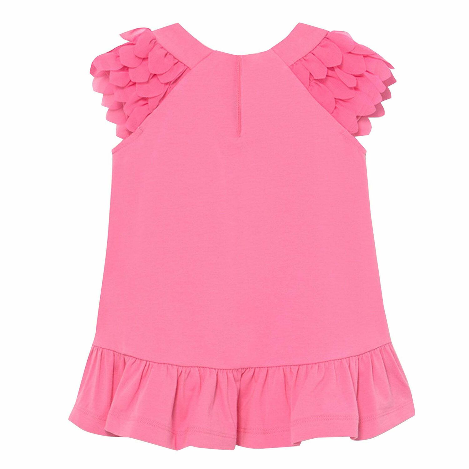 Baby Girls Pink Embroidered Dress, 2, hi-res image number null