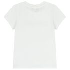 Girls Mini Me White Logo T-Shirt, 2, hi-res
