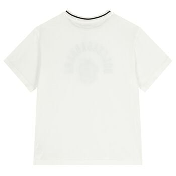Boys White Logo T-Shirt