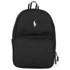 Boys Black Canvas 3 Piece Backpack ( 44cm ), 1, hi-res