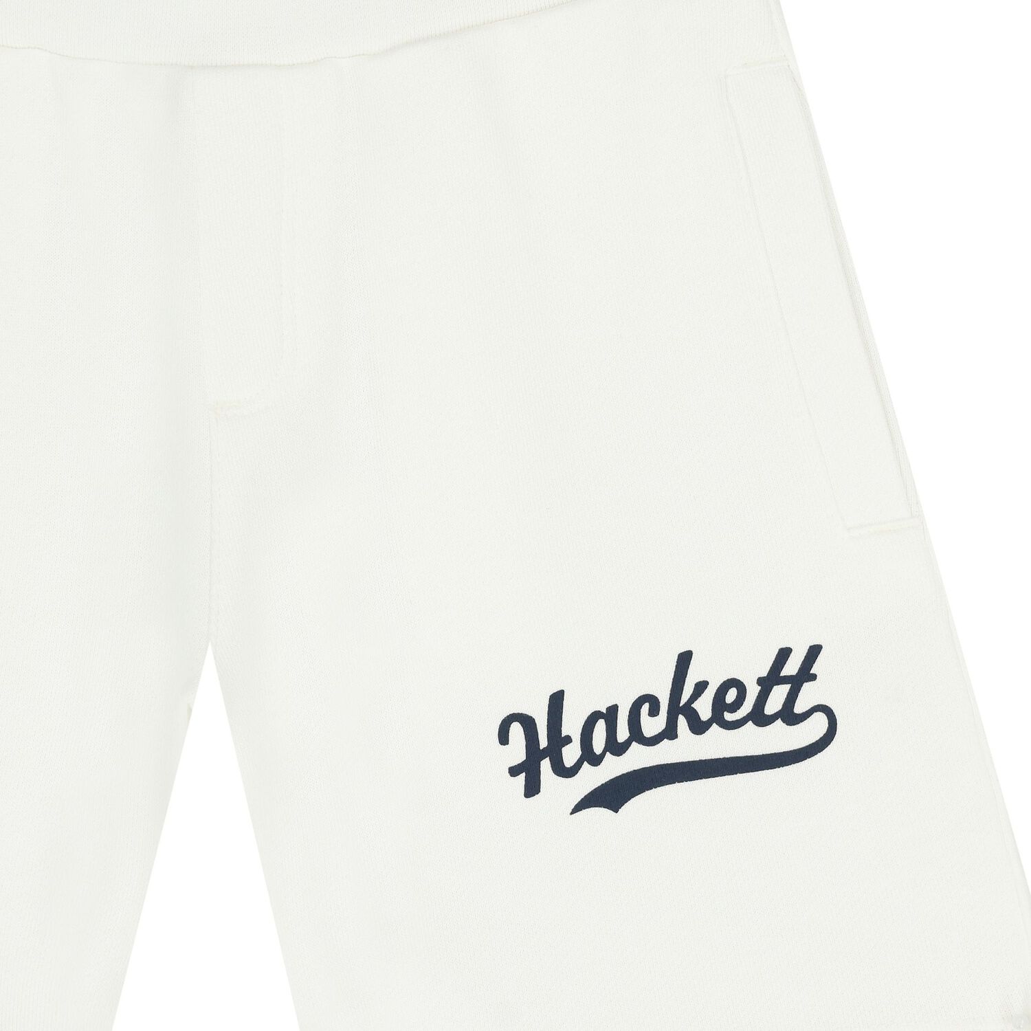 Boys White Logo Shorts, 2, hi-res