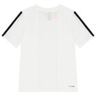 Boys White Logo T-Shirt, 1, hi-res
