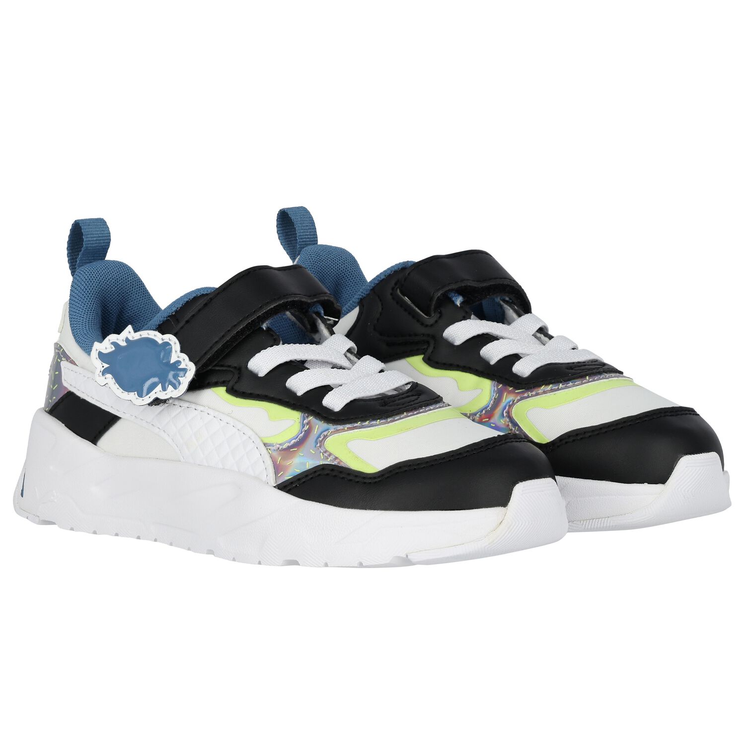 White Trinity Trolls 2 AC+ Trainers, 1, hi-res image number null