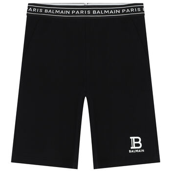 Black Logo Shorts