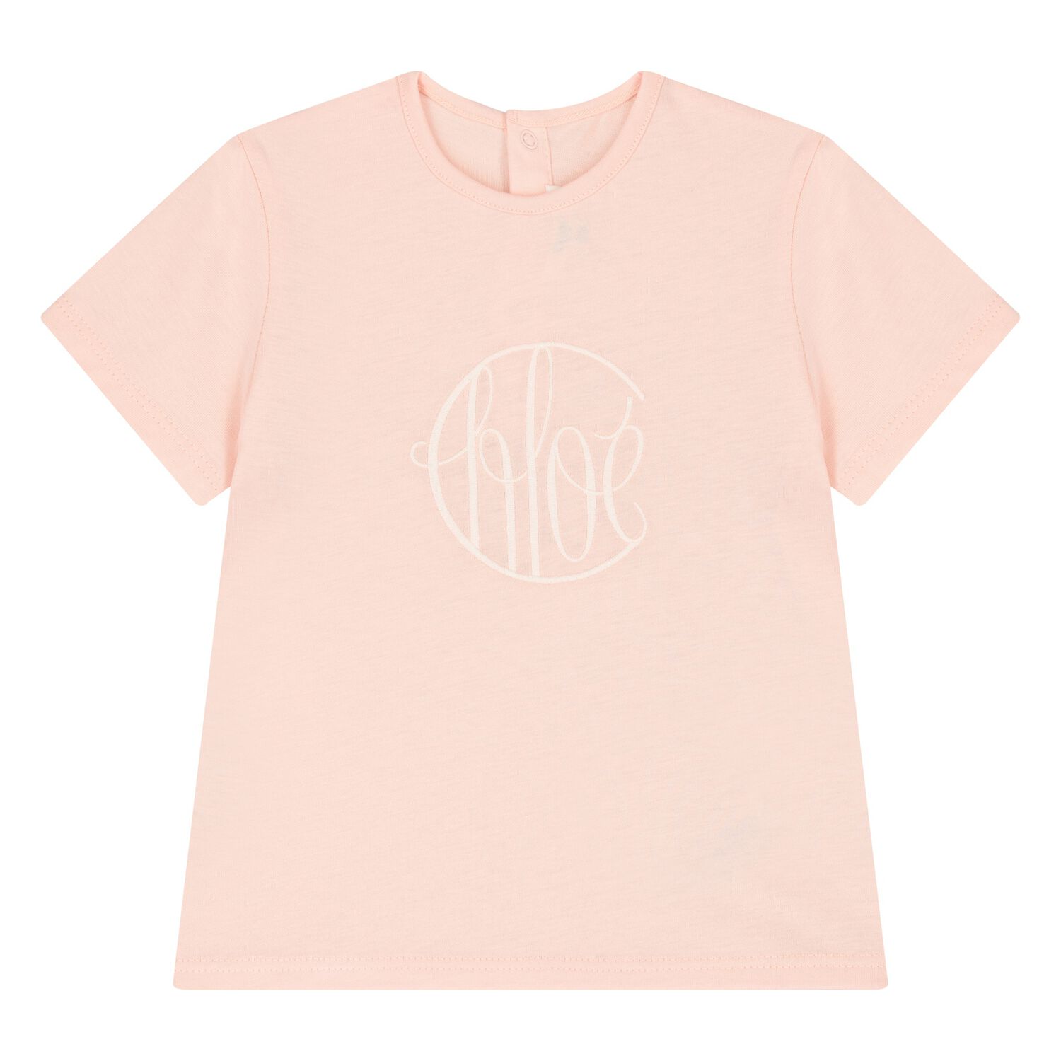 Younger Girls Pink Logo T-Shirt, 1, hi-res
