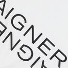 تيشيرت بولو أولاد بالشعار باللون الأبيض, 1, hi-res