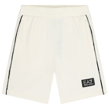 Boys Ivory Logo Shorts
