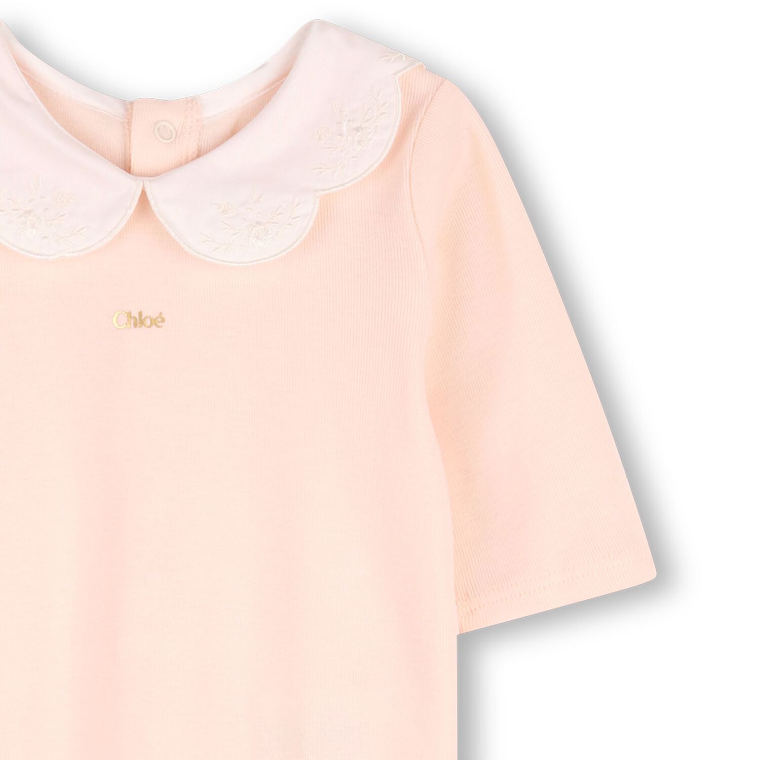 طقم هدايا ملابس اطفال بالشعار باللون الابيض و الوردي للبنات , 1, hi-res