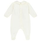 Ivory Teddy Bear Logo Babygrow Gift Set, 1, hi-res