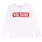 Boys White Logo Top, 1, hi-res