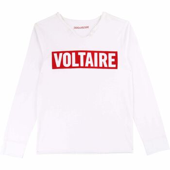Boys White Logo Top