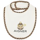 طقم هدية أفرول بشعار تيدى باللون العاجى, 1, hi-res