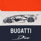 تيشيرت أولاد بالشعار باللون البرتقالى والأبيض والكحلى, 1, hi-res