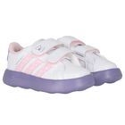 Girls White & Purple Minnie Mouse Disney Grand Court Trainers, 1, hi-res