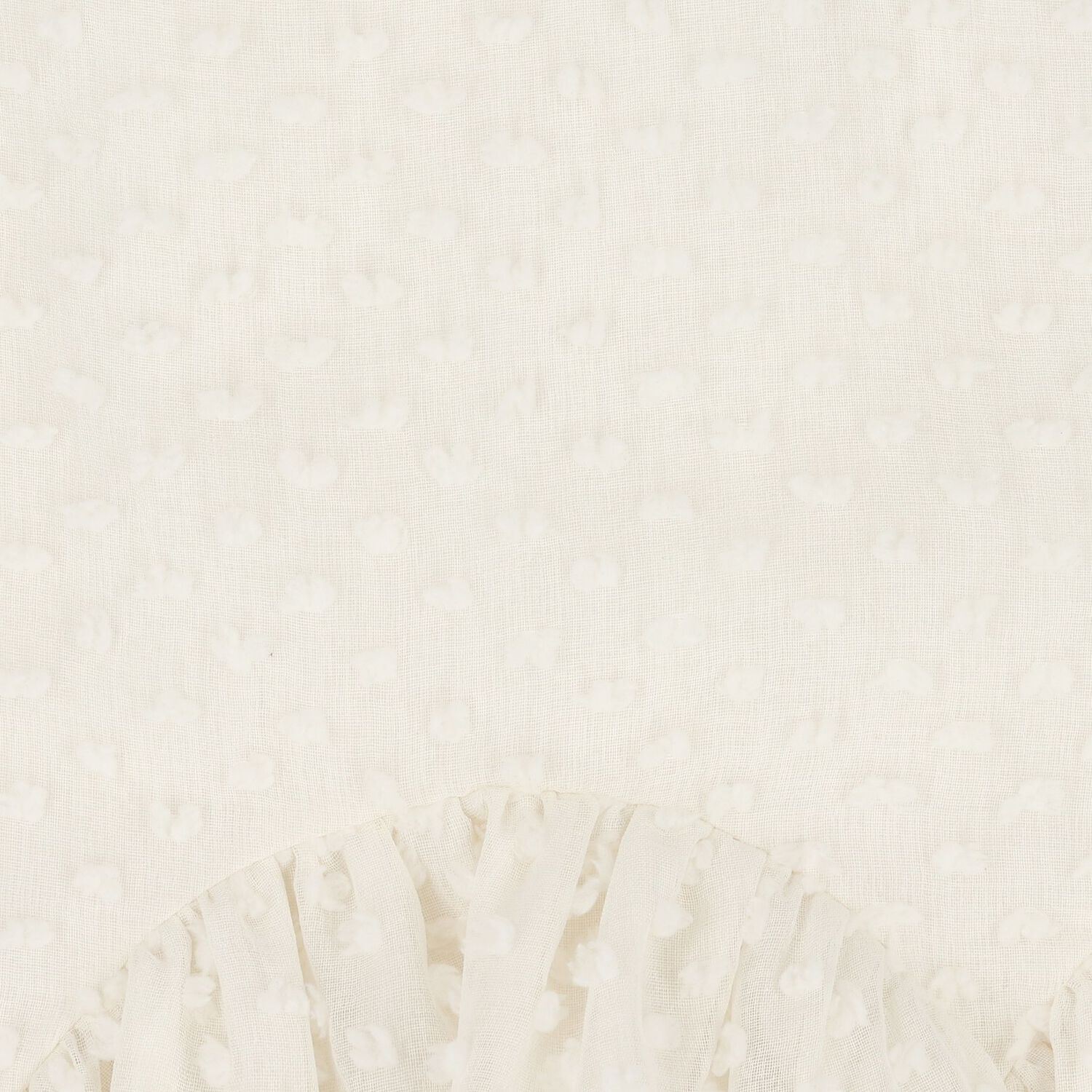 Girls White Sleeveless Tiered Dress, 1, hi-res