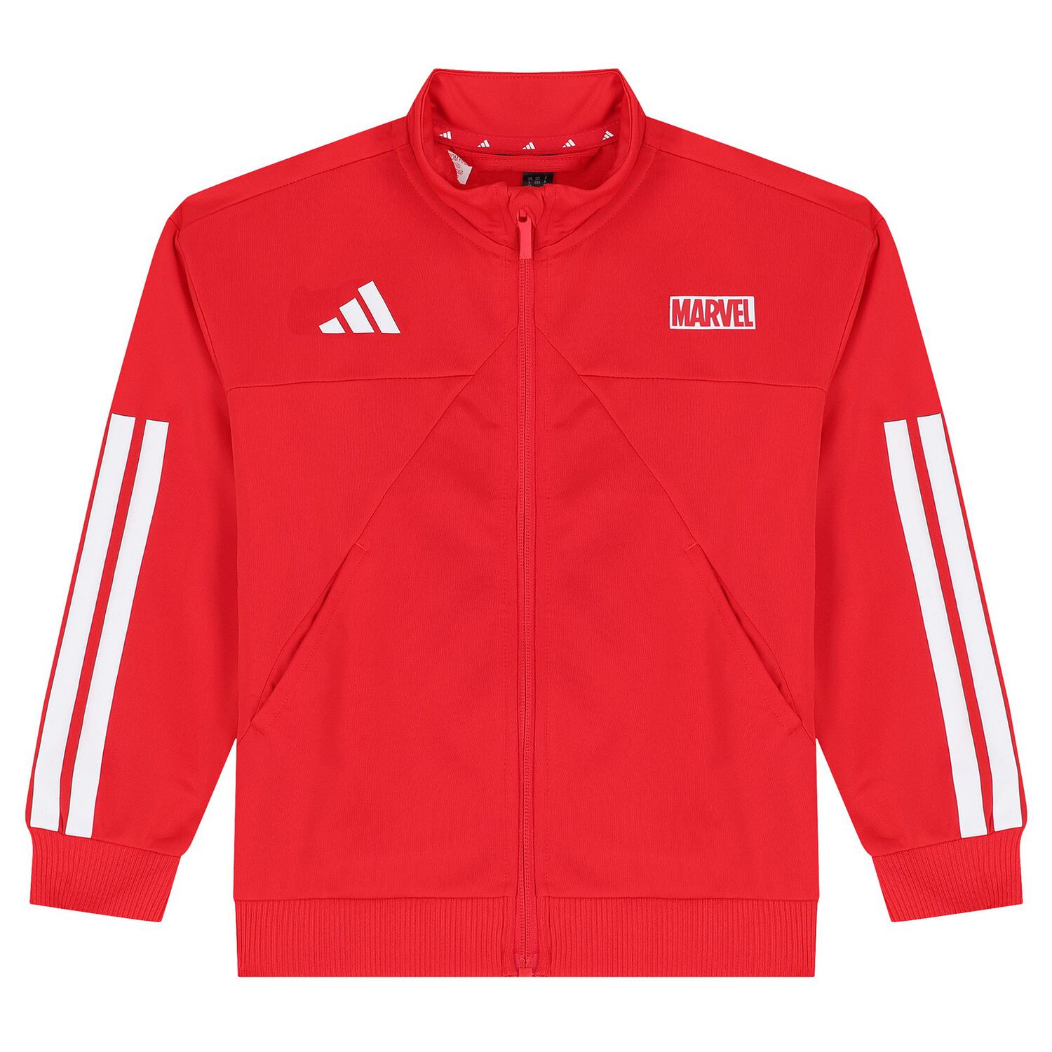 بدلة رياضية بشعار مارفل باللون الأحمر والأسود, 1, hi-res