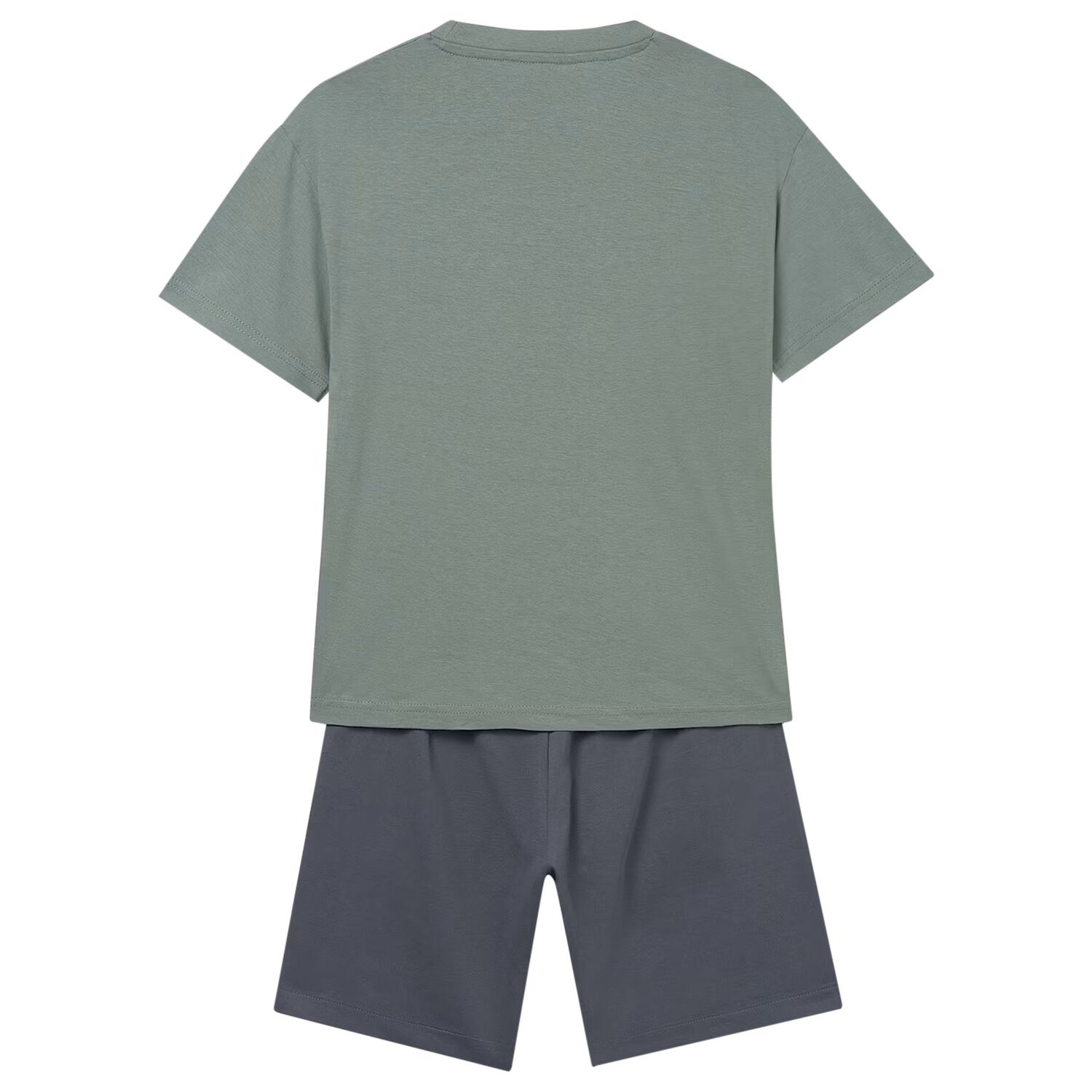 Boys Green & Grey Shorts Set, 2, hi-res