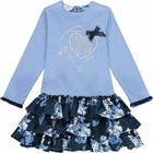Girls Navy & Blue Dress, 1, hi-res