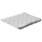 Baby Boys White & Navy Blue Polo Bear Blanket, 1, hi-res