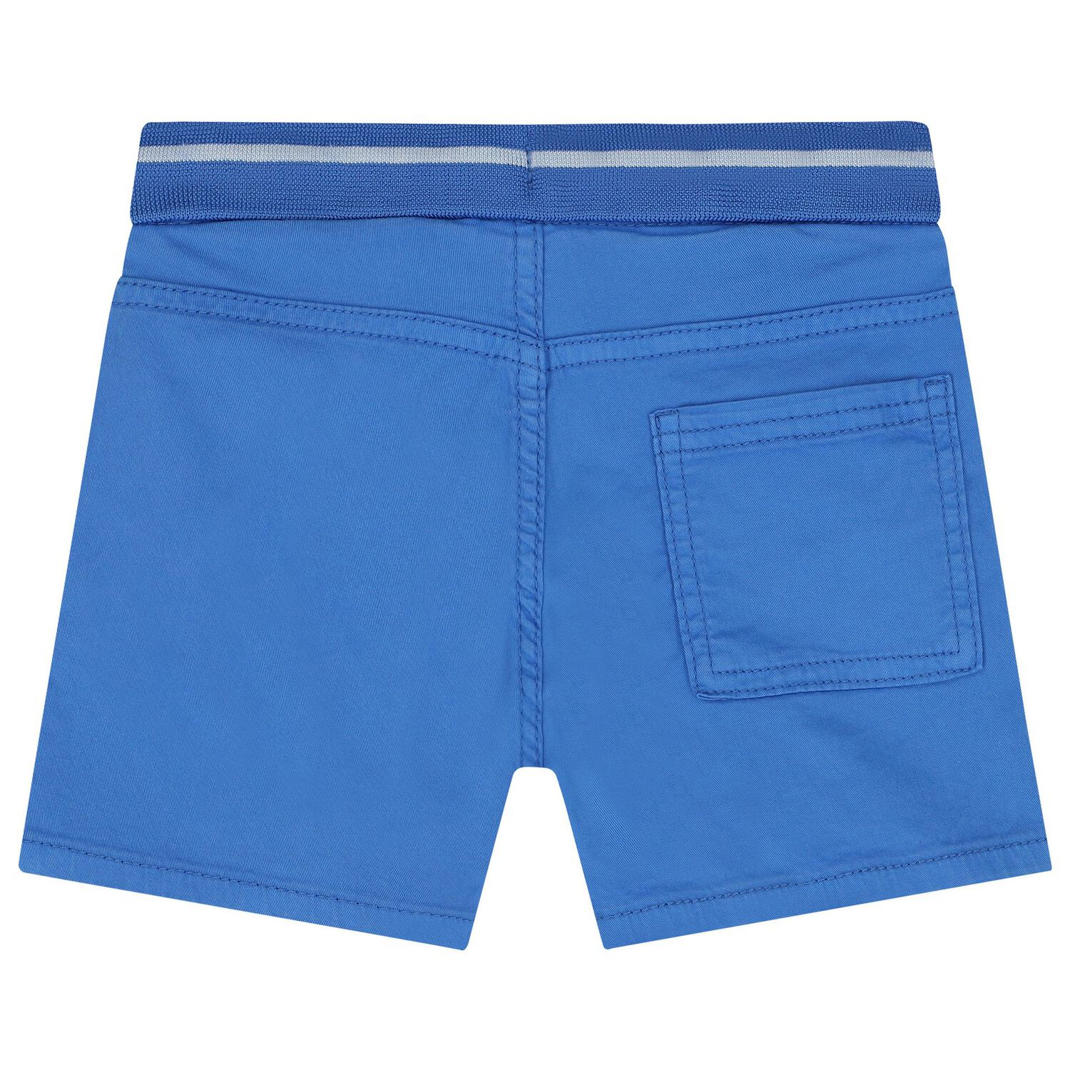 Younger Boys Blue Shorts, 1, hi-res
