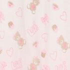 Baby Girls Ivory & Pink Babygrow, 1, hi-res