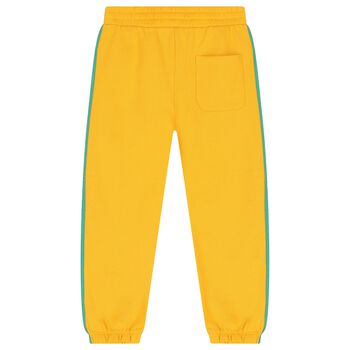Boys Yellow & Green Squirrel Joggers
