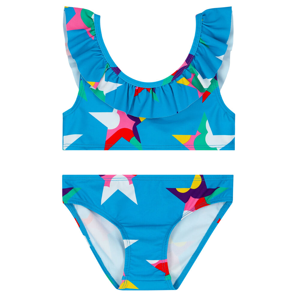 Stella McCartney Girls Blue Stars Bikini Junior Couture UAE
