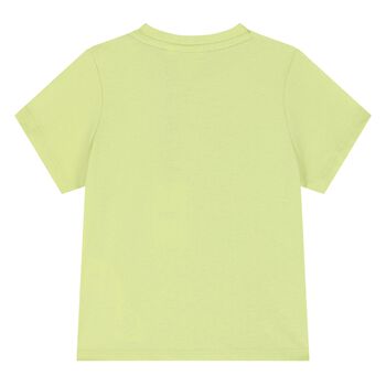 Younger Boys Green Logo T-Shirt