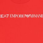 طقم شورت اولاد بالشعار باللون الاحمر والاسود , 3, hi-res