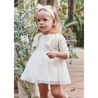 Younger Girls Ivory Tulle Dress Set, 2, hi-res