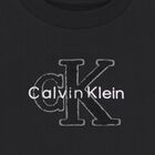 تيشيرت بنات بالشعار باللون الاسود, 1, hi-res