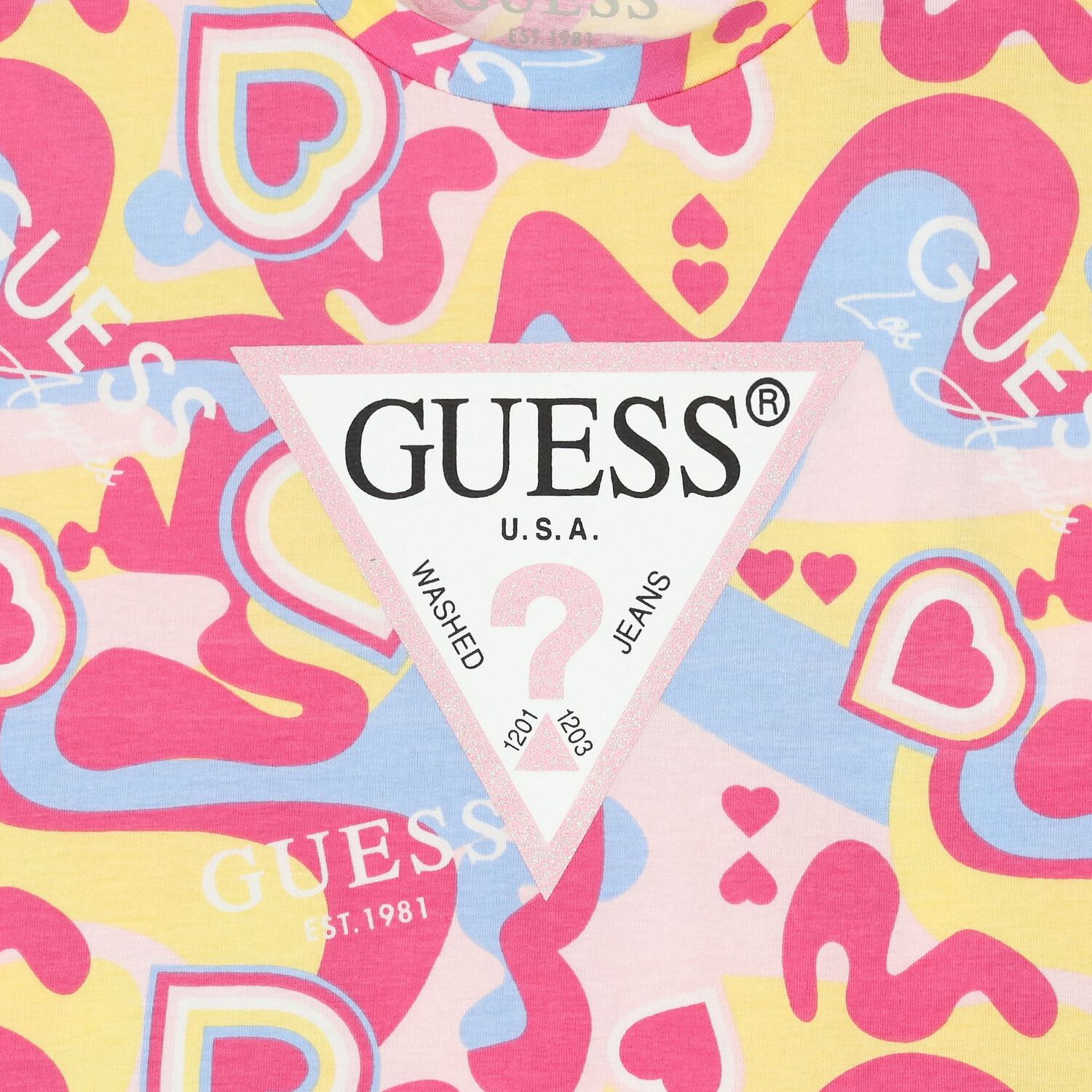 Girls Multi-Coloured Logo T-Shirt, 2, hi-res image number null