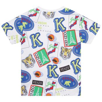 Boys White Logo T-Shirt