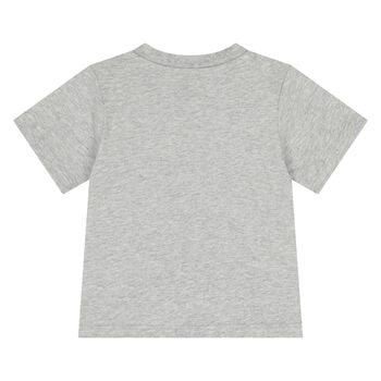 Younger Boys Grey Guitar T-Shirt