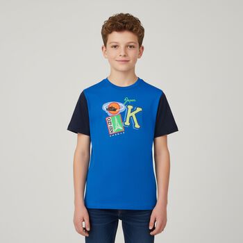Boys Blue Logo T-Shirt
