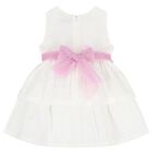 فستان بنات بطبعة الزهور باللون الأبيض, 1, hi-res