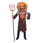 Boys Brown Scary Pumpkin HalloweenCostume, 1, hi-res