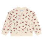 طقم رياضي للبنات باللونين العاجي والوردي (3 قطع), 2, hi-res