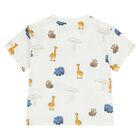 طقم شورت أبيض وبرتقالي وأزرق للأولاد الصغار, 2, hi-res