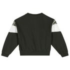 Girls Green & White Leopard Print Tracksuit, 1, hi-res